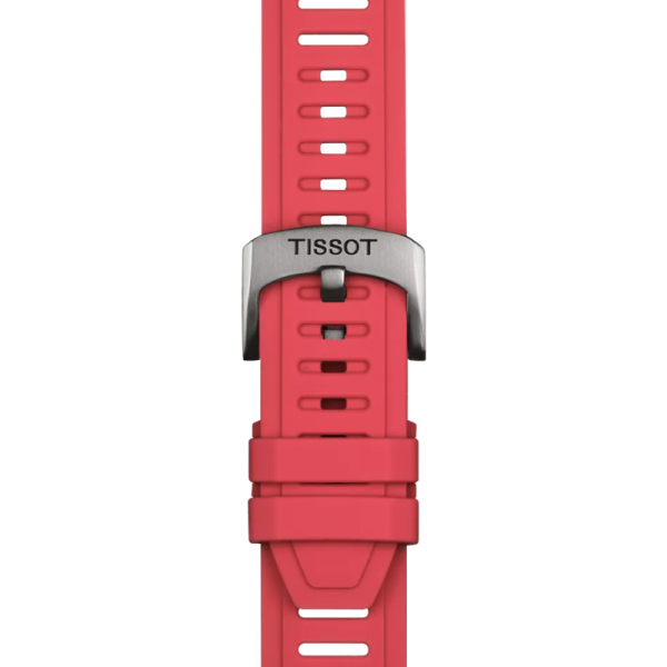 Bracelet Tissot T touch connect sport silicone rouge