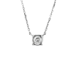 Collier Dinh Van Le Cube Or Blanc Et Diamant