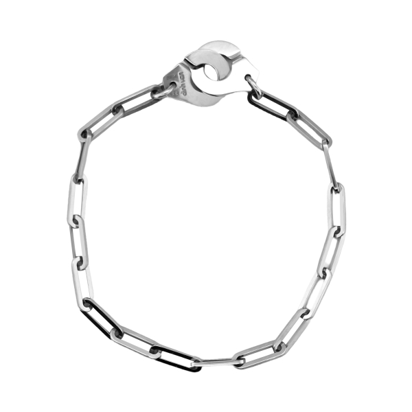 Bracelet Occasion Dinh Van Menottes R12 Platine 21cm