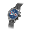 Montre Yema Yachtingraf Croisière Meca-quartz Cadran Bleu Bracelet Acier