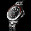 Montre Yema SUPERMAN 500 GMT Lunette Rouge 41mm Bracelet Acier