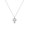 Pendentif Chopard Happy Diamonds Cross Or blanc