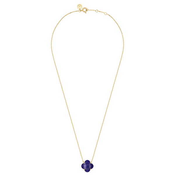 Collier Morganne Bello Victoria Or Jaune Lapis Lazuli