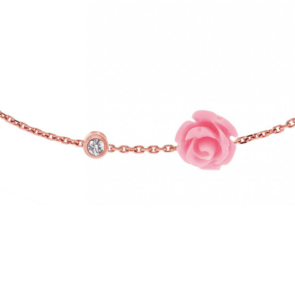 Bracelet Chaîne Redline Mayssa Bb Pure Diamants & Or rose