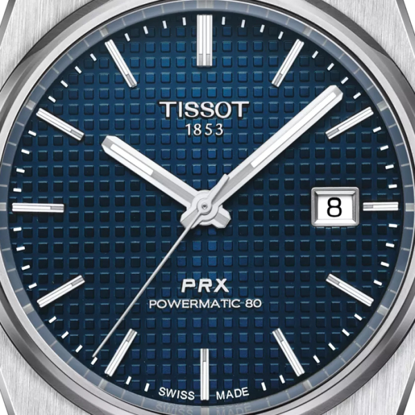 Montre Tissot PRX Powermatic 80 Bracelet Acier inoxydable 316L