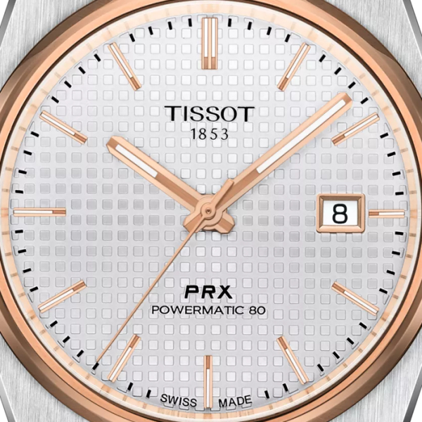 Montre Tissot PRX Powermatic 80 Bracelet Acier inoxydable 316L