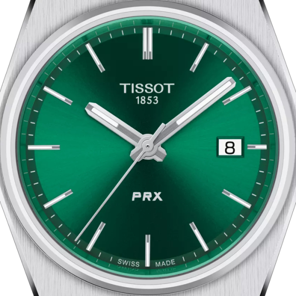 Montre Tissot PRX 35mm Bracelet Acier inoxydable 316L Cadran Vert