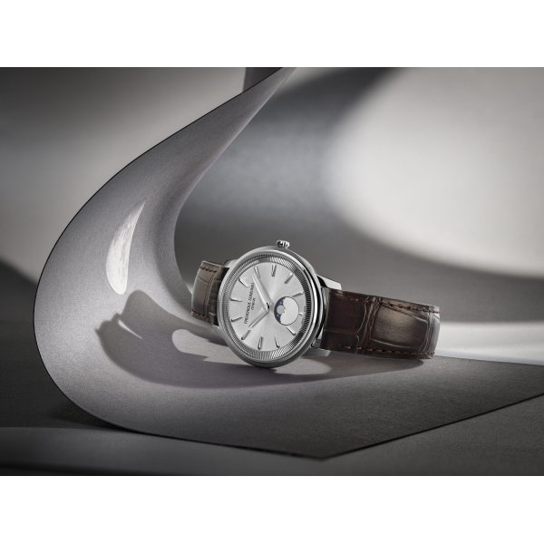 Montre Frederique Constant Classics Moneta Moonphase Cadran Gris