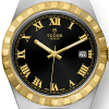 Montre Homme Tudor Royal 38mm Boîtier Acier Lunette Or Jaune