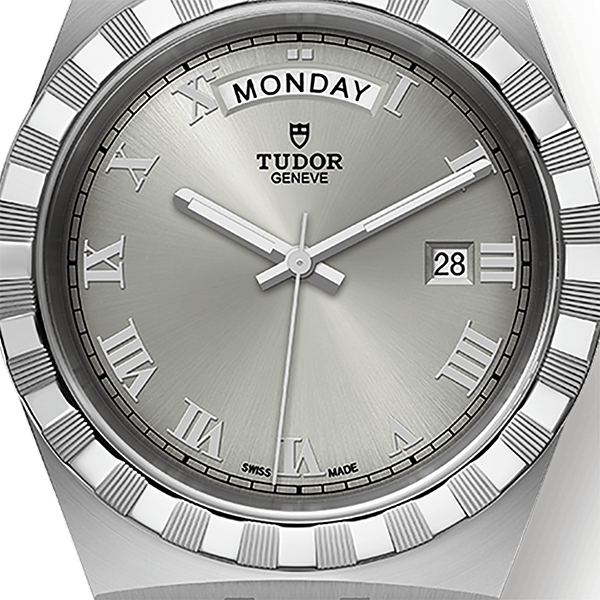 Montre Homme Tudor Royal 41mm Boîtier Acier Cadran Argenté