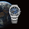 Montre Seiko Astron SSJ027 Quartz GPS Solaire Bleu Marine