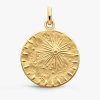 Médaille Arthus Bertand 18mm Pluie d'Etoiles Or Jaune Poli