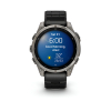 Montre Garmin Fenix 8 47mm AMOLED Sapphire Double Titane + Silicone