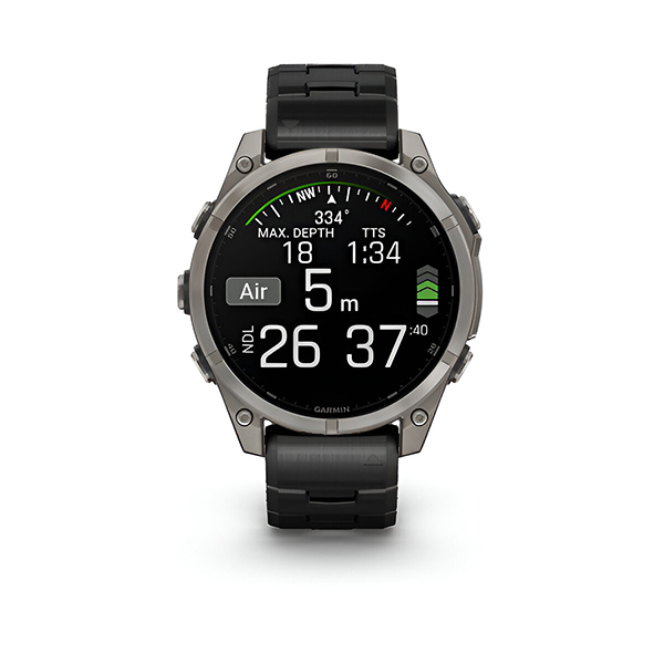 Montre Garmin Fenix 8 47mm AMOLED Sapphire Double Titane + Silicone