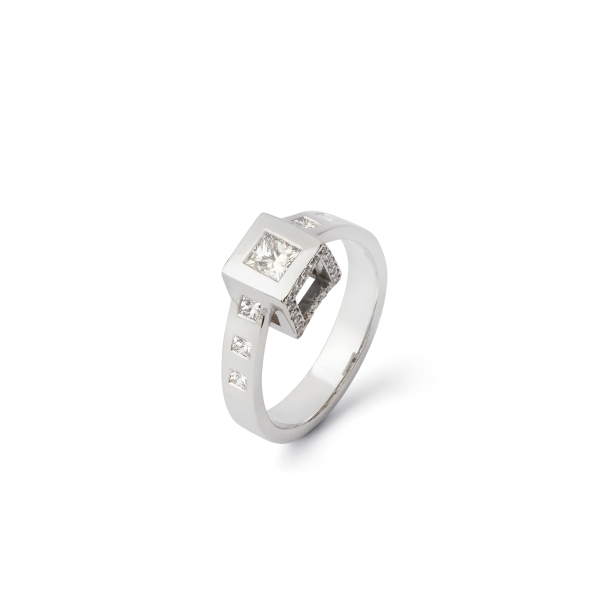 Bague Tom G Or Blanc Diamants 0.83ct