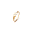 Bague Tom G Moderne Or Jaune Diamants 0.48ct