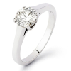 Bague Pépite Or Blanc Diamant Blanc 1.5ct