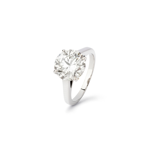 Bague Pépite Or Blanc Diamant Blanc 4ct