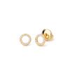 Boucles Oreilles Tom G Or Jaune Diamants 0.18ct