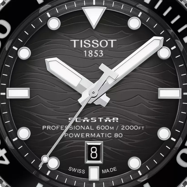 Montre Tissot Seastar 2000 Professional Powermatic 80 Bracelet Caoutchouc