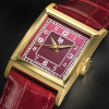 copy of Montre Lip Churchill T24 Doree Bracelet Cuir Marron