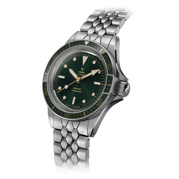 Montre Yema Superman Gilt CMM.10 39mm Cadran Vert