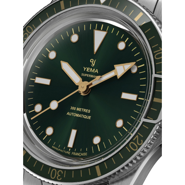 Montre Yema Superman Gilt CMM.10 39mm Cadran Vert