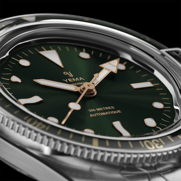 Montre Yema Superman Gilt CMM.10 39mm Cadran Vert