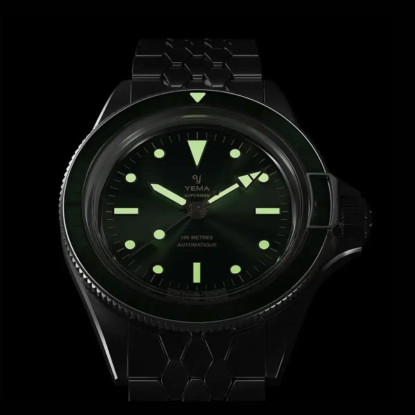 Montre Yema Superman Gilt CMM.10 39mm Cadran Vert