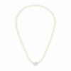 Collier Dinh Van Menottes R10 Or Blanc & Perles