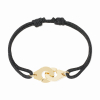 Bracelet Dinh Van Menottes R12 Or Jaune sur cordon