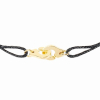 Bracelet Dinh Van Menottes R6,5 cordon or jaune