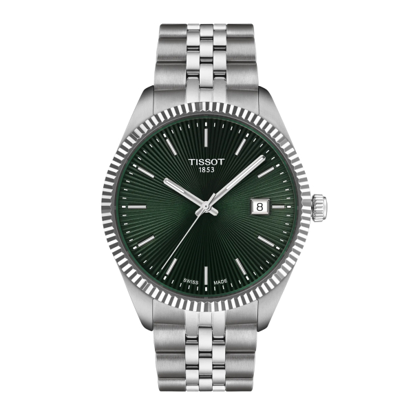 Montre Tissot Ballade Cadran Vert Bracelet Acier