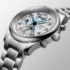 Montre Longines Master Collection Auto Chrono Bracelet Acier Cadran Argenté