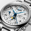 Montre Longines Master Collection Auto Chrono Bracelet Acier Cadran Argent