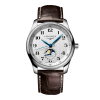 Montre Longines Master Collection Auto Bracelet Cuir Cadran Argent