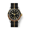 MONTRE TUDOR BLACK BAY GMT OR & ACIER BRACELET NATO