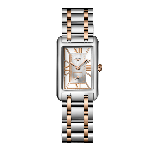 Montre Longines DolceVita Quartz Acier Or Rose 18ct