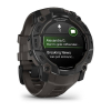 Montre Garmin Instinct 3 AMOLED Noir Bracelet Silicone Gris Charbon