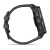 Montre Garmin Instinct 3 AMOLED Noir Bracelet Silicone Gris Charbon