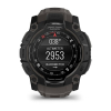 Montre Garmin Instinct 3 AMOLED Noir Bracelet Silicone Gris Charbon