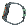 Montre Garmin Instinct 3 - 50mm AMOLED Vert Bracelet Silicone Bleu Gris