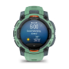 Montre Garmin Instinct 3 - 45mm AMOLED Vert d'Eau Bracelet Silicone