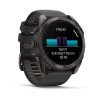 copy of Montre Garmin Fenix 7 Pro Sapphire Solar Edition Carbone Gris DLC Titane Bracelet Noir