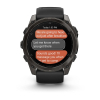 Montre Garmin Fenix 8 AMOLED Sapphire Titane Bracelet Gray 51mm