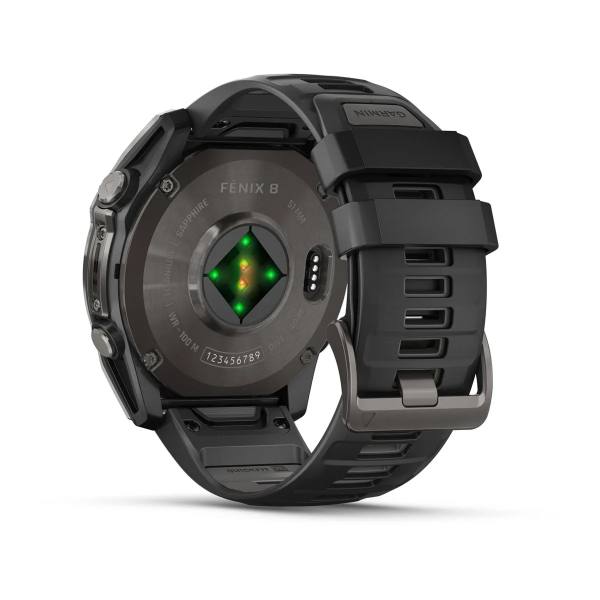 Montre Garmin Fenix 8 AMOLED Sapphire Titane Bracelet Gray 51mm