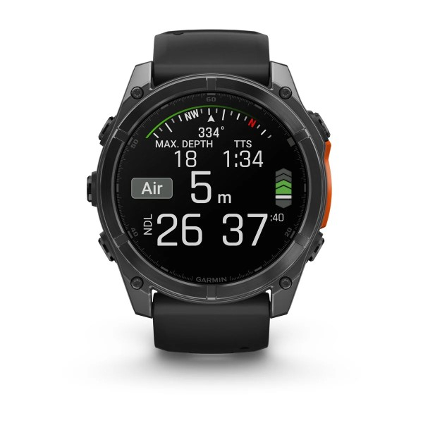 copy of Montre Garmin Fenix 7 Pro Sapphire Solar Edition Carbone Gris DLC Titane Bracelet Noir