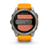 copy of Montre Garmin Fenix 7 Pro Sapphire Solar Edition Carbone Gris DLC Titane Bracelet Noir