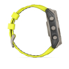 Montre Garmin Fenix 8 Solar Sapphire Titane Bracelet Jaune 51mm 