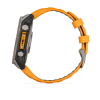 Montre Garmin Fenix 8 AMOLED Sapphire Titane Bracelet Orange 47mm 